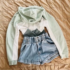 Pacsun high waisted mom shorts